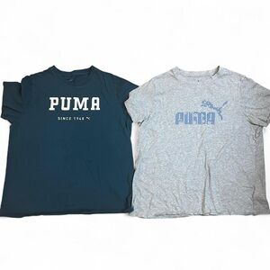 Puma XL Women’s Gray/Blue 2 T-Shirt Bundle